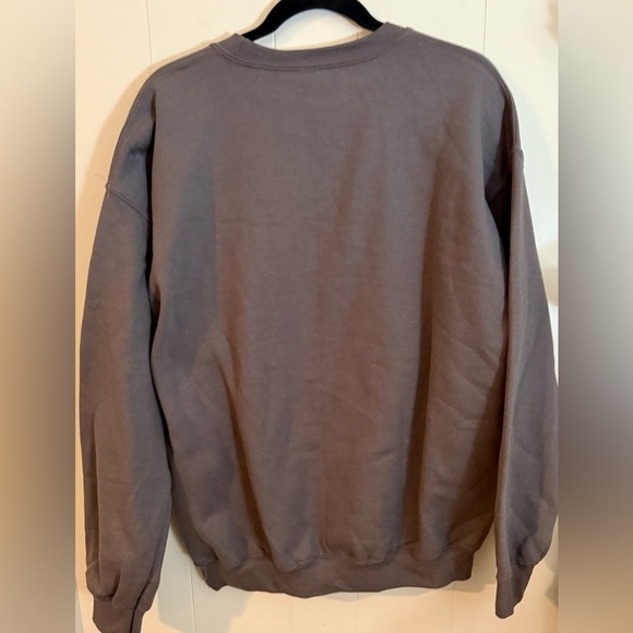 Kansas Jayhawks Gray Crewneck Sweatshirt, Size L - Picture 4 of 6